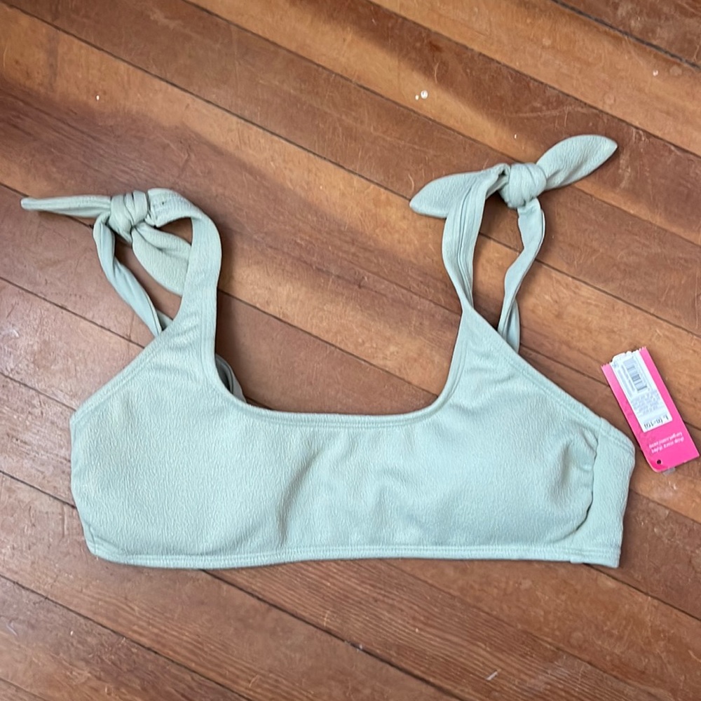Green bathing suit tops